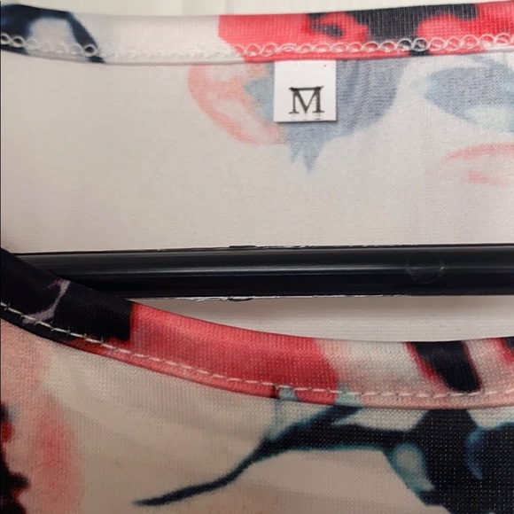 NWOT Vintage Flower Casual Floor Length Maxi Dress - Picture 5 of 5